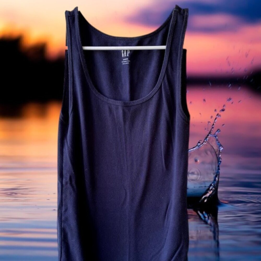 Gap Women's Purple Tank Top
